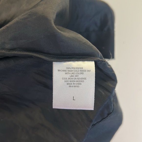 Capelli New York Black Lightweight Outdoors Jacket with Hoodie Size Large - Picture 7 of 7